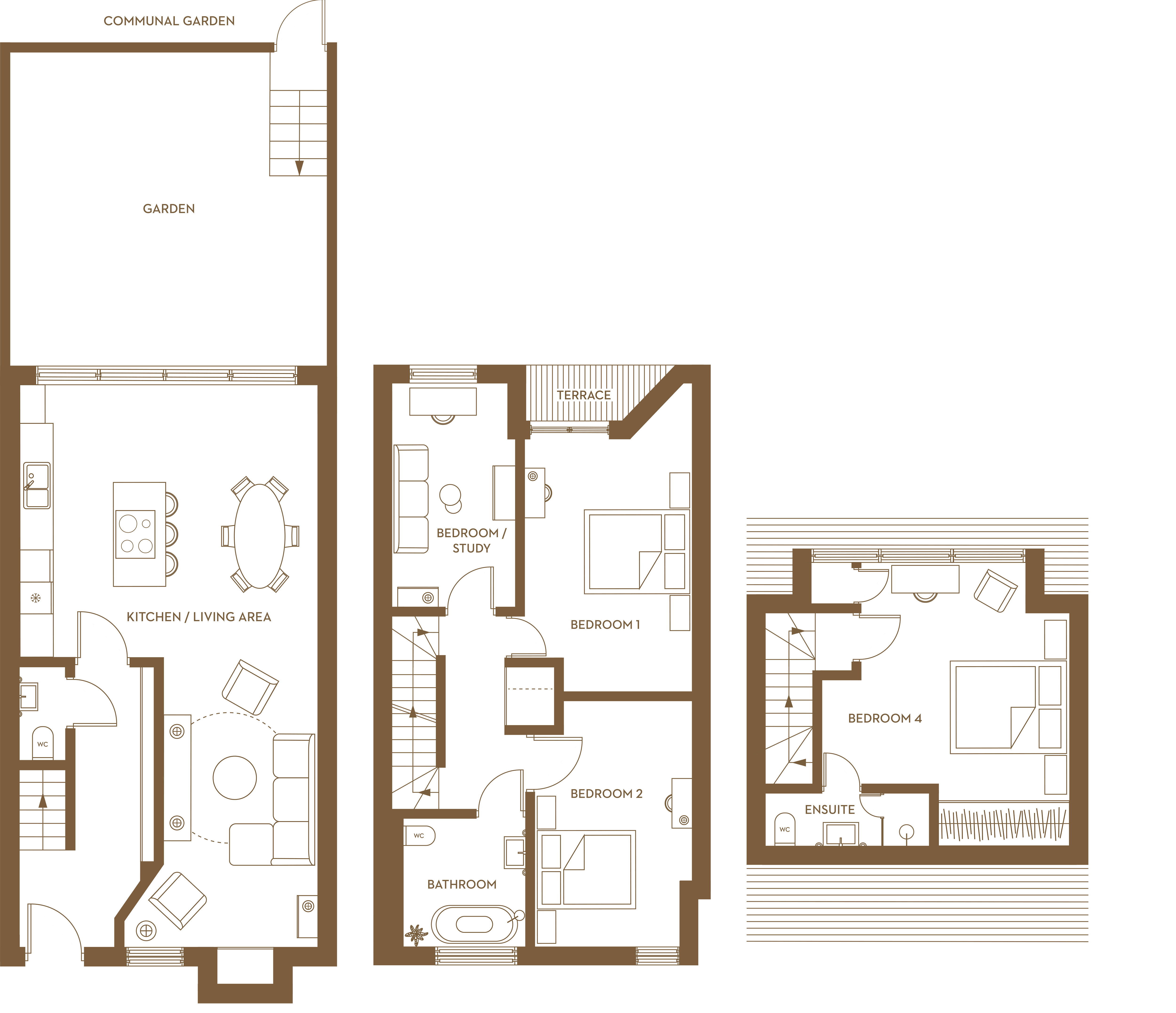 Floorplan for No. 20 at Dixon Gardens