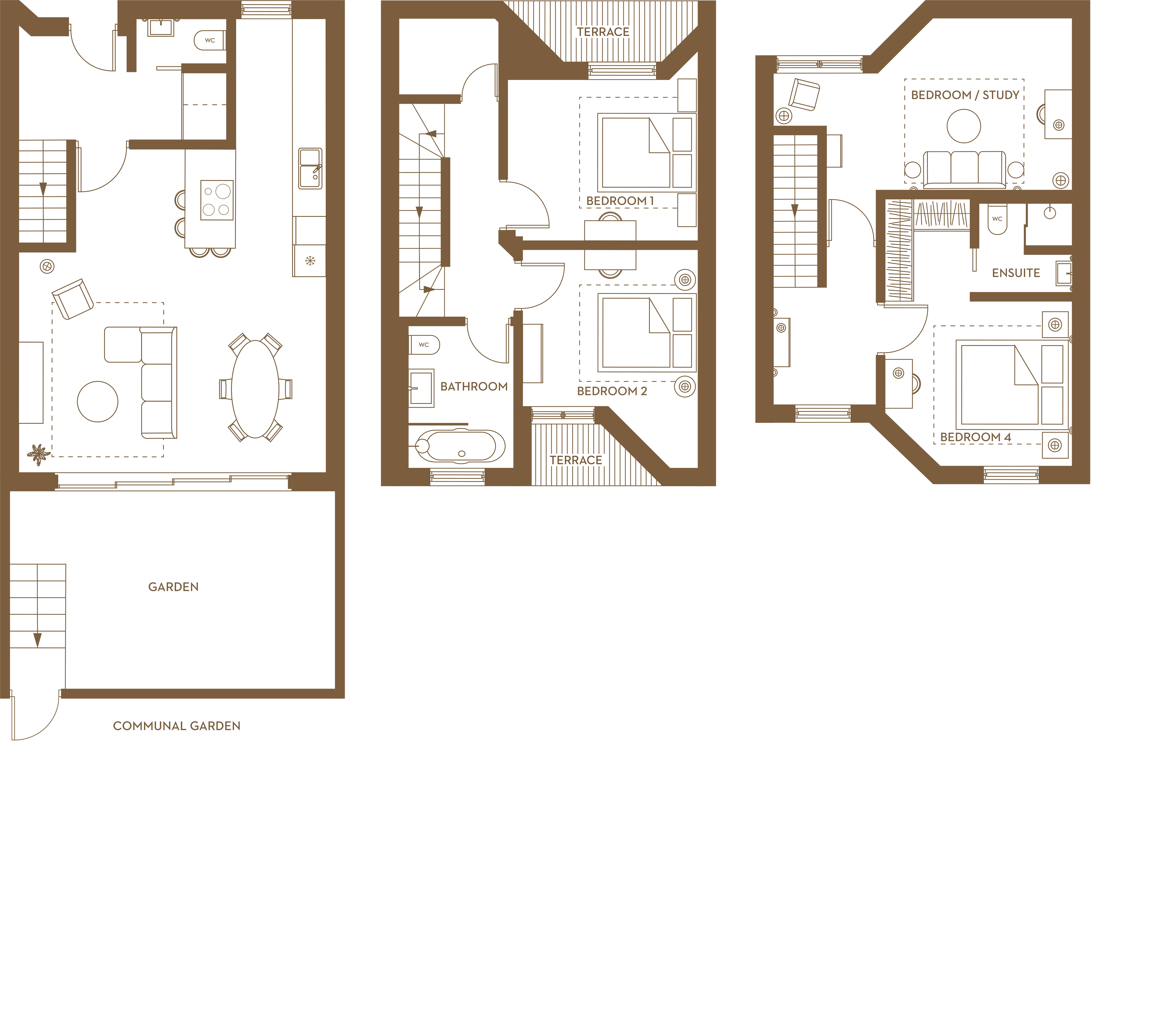 Floorplan for No. 3 at Dixon Gardens